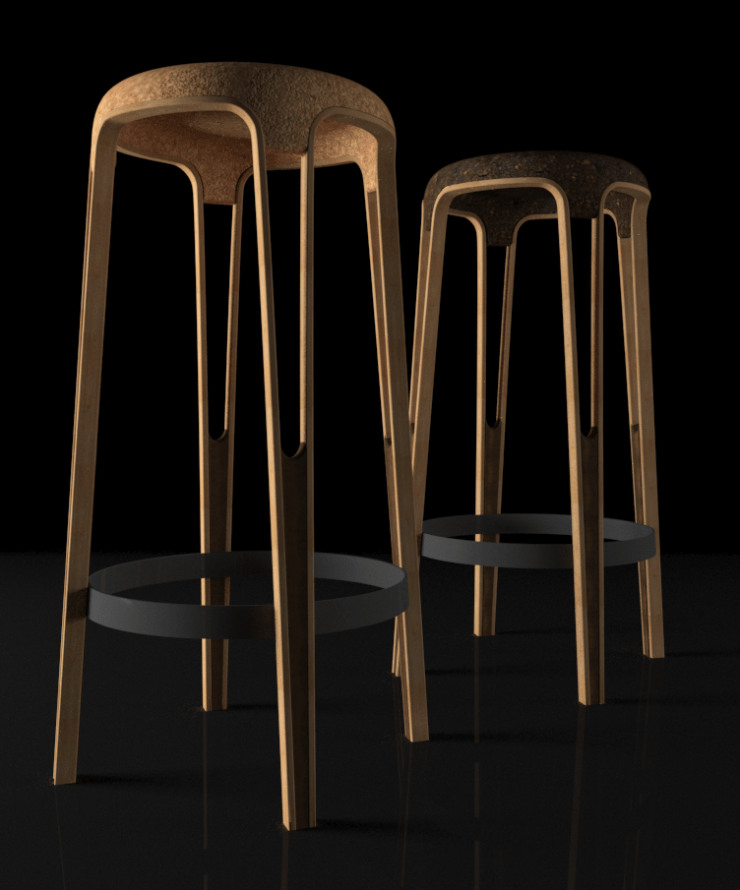 sagano high stool